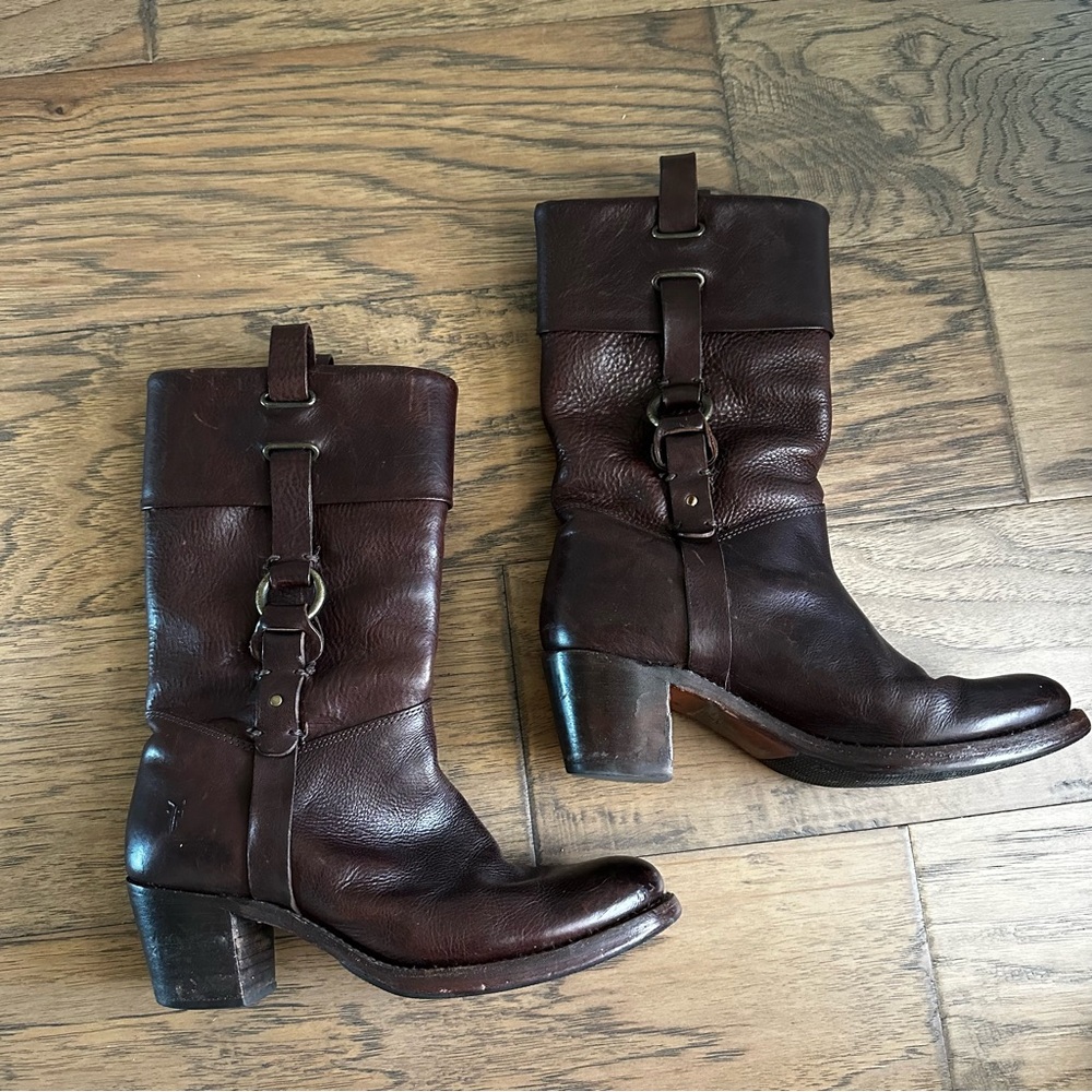 Women's Brown Leather Boots